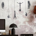 Set of 6 Climbing Men Wall Art Decor Sculpture,Nordic Modern Simplicity Decorative Wall Art, Climbing Man Sculptures,Home & Office Climber Gifts