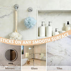 Wreath Hangers for Front Door Metal Suction Cup Hooks 2 Pack Removable Towel Hooks for Bathrooms Cup Hooks for Glass Window