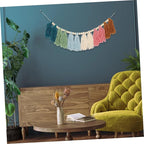 PRETYZOOM Beads Wall Hanging Decor Hand Woven Tassel Pendant for Home Decoration Indoor Wall Art Accent Present for Housewarming and Special Occasions