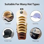 Hat Organizer for Baseball Caps for wall,2 Pack Cap Racks, Rack Hanger Storage Display Holder Hooks Stand for Closet Door,Hold Up to 40 Hats