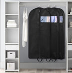 KIMBORA 54" Suit Bags for Closet Storage and Travel, Gusseted Hanging Garment Bags for Men Suit Cover With Handles for Clothes, Coats, Jackets, Shirts（3 Packs）