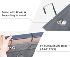 Over The Door Hanging Shoe Rack Organizer 18 Pockets Organizer with 6 Extra Large Mesh Pockets for Shoe Holder Storage (18 Pockets)