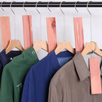 Cedar Blocks for Clothes Storage, Hang Ups 10pcs and Balls 20pcs for Closet Storage Totally 30PCs