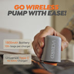 Rechargeable Wireless Pump Travel Storage Bags Set - 15 Pack Small Size Vacuum Bags for Travel & Home, Space-Saving Compression Packing for Clothes, Suitcase Luggage