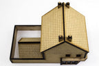 OO Victorian Corner Shop with Rear Outhouse -Laser-Cut MDF- Railway Modelling