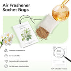 MYARO 12 Pack Jasmine Scented Sachets for Drawer, Closet & Small Spaces Air Freshener Bags, Odor Eliminator for Car, Shoes, Bathroom Home Fragrance Gift Set
