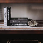 PROBENEX Marble Large | 4 PCS Faux Decorative Books for Home Decor | Not Real Books (Cardboard Boxes) | Coffee Table, Bookshelf & Shelf Styling Display Props for Living Room, Office