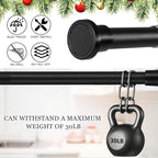 Moxweyeni Front Door Garland Hanger, Adjustable Width 31.5"-94.5", Stainless Steel Christmas Decoration Holder Garland Hanger for Door Frame Doorway Wreath Lights Outdoor, No Screws or Nails