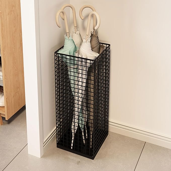 Umbrella Holder, Prevents Rollover. Hollow Mesh Umbrella Stand Keep Cane Organized