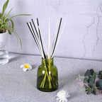 VFULIE 100PCS Reed Diffuser Sticks, Refill Replacement for Aroma Fragranc (100, Black and White)