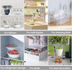 MerryNine Acrylic Risers 6 Pcs, Clear Risers Display Stand, Plastic Display Risers, Transparent Pop stand for Cupcakes, Figures, cosmetics, Collectibles Display, Rectangle-Large & Medium