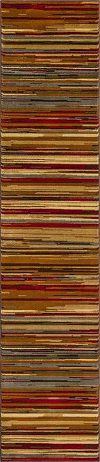Unique Loom Barista Collection Area Rug - Icatu (2' 2" x 10' Runner, Beige/Brown)