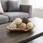 8pcs Decorative Balls for Centerpiece Bowls Filler Decor Orbs Spheres, 2 Inch Rattan Balls for Party Wedding Table Ornaments Decorative House Crafts Hanging DIY Accessories