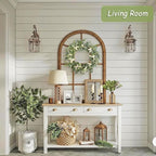 Artificial Eucalyptus Wreath for Front Door|20" Green Leaf Wreath for Window Home Porch Farmhouse Patio and Garden Indoor Outdoor Decor with Bow for Spring Summer Fall Winter