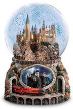The Bradford Exchange Harry Potter Hogwarts Express Musical Snow Globe, Light-Up Castle, Moving Train with Hedwig's Theme