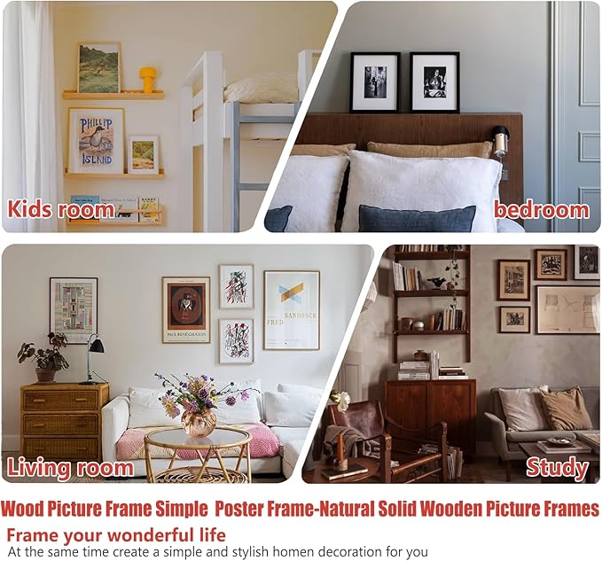 KTKDE 8x10 Picture frame Set of 2,Wine red Wooden Photo Frame 5x7mat or 8x10 Without Mat,Tempered Glass,10 by 8 Studio Gallery frames for Wall or Tabletop Family Friends Wedding Gift ideal gift