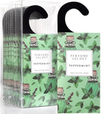 ROSE COTTAGE Large 12 Packs Peppermint Hanging Closet Deodorizer Air Freshener Long Lasting Scented Sachets Smell Goods for House