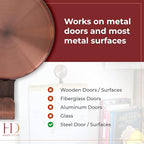 Haute Decor Attract Magnetic Hanger, 1 Pack - Strong Magnet Hook for Metal Doors and Surfaces