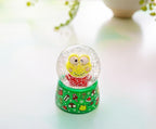 Sanrio Keroppi Holiday Mini Adult Snow Globe with Swirling White Flakes | Collectible Keepsake Display | 3 Inches Tall