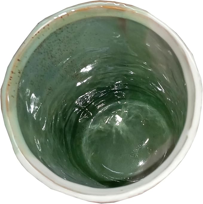 アビテ(Habiter) Avite IG-101-GR Ceramic Umbrella Stand Sadecuro Umbrella Stand (Green) φ5.9 x 13.0 inches (15 x 33 cm)