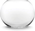 CYS EXCEL Glass Bubble Bowl (H-7.5" W-10", Approx. 2 Gal.) Multiple Size Choices Fish Bowl Vase Glass Round Bowl Terrarium Globe Flower Vase Centerpiece