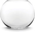 CYS EXCEL Large Glass Bubble Bowl (H-9.5" W-11", Approx. 3 Gal.) | Multiple Size Choices Fish Bowl Vase | Glass Round Bowl Terrarium | Globe Flower Vase Centerpiece