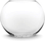 CYS EXCEL Large Glass Bubble Bowl (H-9.5" W-11", Approx. 3 Gal.) | Multiple Size Choices Fish Bowl Vase | Glass Round Bowl Terrarium | Globe Flower Vase Centerpiece