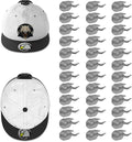 36 Pack Adhesive Hat Hooks for Wall, Super Strong Hat Rack for Baseball Caps, Hat Organizer Display for Home Decor, Hat Hangers Holder for Wall, Door, Closet, No Drilling - USA Patented (Gray)