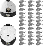 36 Pack Adhesive Hat Hooks for Wall, Super Strong Hat Rack for Baseball Caps, Hat Organizer Display for Home Decor, Hat Hangers Holder for Wall, Door, Closet, No Drilling - USA Patented (Gray)