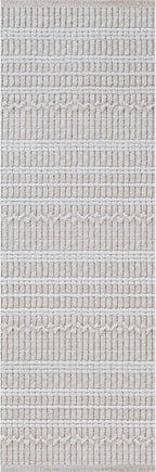 Modern Indoor Rug Stripe 2x7 Area Rugs for Living Room Luxury Kitchen Bedroom Durable Soft Geometric Durable Low and High Pile Stain Resistant Non Shedding Area Carpet 2x7