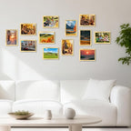 5x7 Gold Picture Frames Set of 12 for Displaying 5 x 7 Photos, Multi 5x7 Frames Collage for Wall or Tabletop, Horizontal or Vertical Display