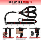 Pull Up Bands, Heavy Duty Resistance Bands with Handle, Workout Bands for Pull Up Bar, Pullup Assist Band Set for Exercise, Full Body Workout, Home Gym for Enhanced Strength, Muscle Training