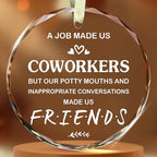 BSQUIELE Christmas Coworker Gifts - Coworker Ornament - Ornament Gift for Boss, Manager, Coworkers - Boss Gifts - Christmas Decoration Gift for Colleague, Leader, Office, Friend, Work
