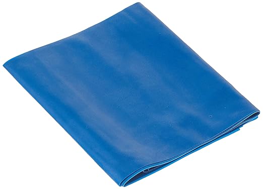 CanDo Singles Low Powder Exercise Band, 4-Foot Singles, Blue: Heavy (Pack of 3)