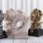 H&W Sandstone Bald Eagle Figurines - The USA's National Emblem - Statue Decoration for Home/Study/Living Room, Great Collectible Figurines, Best Gift for The Man, Sandstone Color (HH17-D4)