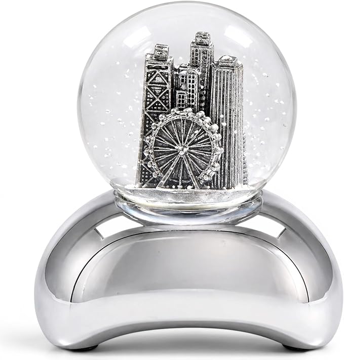 Chicago Cloud Gate 'The Bean' Snow Globe Souvenir by Butt Bat