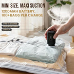 TAILI Vacuum Storage Bags with Rechargeable Cordless Pump, 12 Pack (5M+5L+2XL), Compression Packing Cubes for Luggage and Suitcase, Vacuum Seal Bags for Clothing, Cruise Ship and Travel Essentials