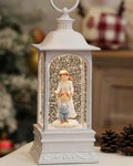 Mom and Son Gifts, Christmas Snow Globe Gifts for Mother and Daughter, 6H Timer, Baptism New Parents Gifts for Couples Christmas Snow Globe LanternDecorations for Mom, Loving Family, Grandmother