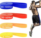 HAPBEAR Pull Up Assistance Bands - Pull Up Bands - Resistance Bands - Exercise Bands Resistance Bands Set of 5 - Workout Bands for Working Out, Stretching, Muscle Training