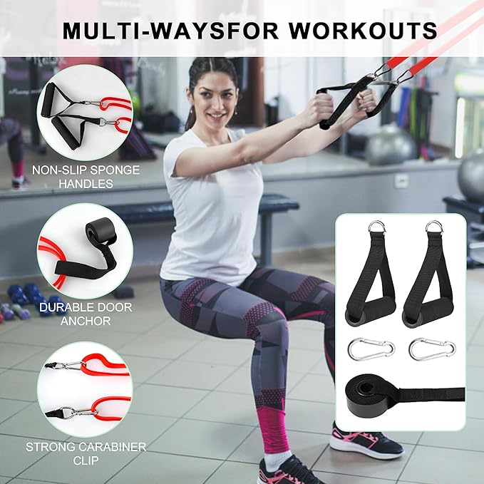 Resistance Bands for Working Out, Workout Bands, Training Bands Set, Pull Up Exercise Bands for Home Workouts, Full Body Training, Physical Therapy.