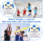 Handmade Collectible Volleyball - Gift for Teen Girls Teen Boys,Encouragement Gift for Young Players,Soft Sports Decor for Bedroom,Emotional Support for Volleyball Lovers
