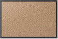 Quartet Cork Bulletin Board 60"W x 36"H Pin Board, Black Aluminum Frame (2305B)