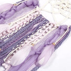 LOMOHOO Large Dream Catcher Handmade Feather Dreamcatcher, Traditional Dream Catchers with Woven Tassels Boho Wall Hanging for Girl Kids Bedroom Baby Room Home Decor Craft Ornament Gift (Purple)