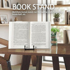 Hoewina 3 Pack 6 Inch Plate Stands for Display, Metal Picture Frame Stand, Black Decorative Small Easels for Display, Picture Holder Stand for Book , Photo and Platter, Plaques, Tabletop Art