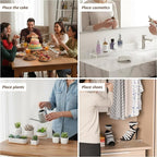 Sezanrpt Acrylic Shelf Riser 12x3.9x1 pack of 2, Clear Display Shelf 12” for Shoes, Glasses, Plants, Home Decors, Perfume, 12x3.9x1 Inch