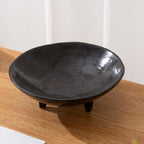 6" Decorative Bowl, Multi-Purpose Black Decorative Bowls for Keys, Candy and Home Decor, Small Ceramic Bowl
