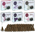 TRUMIRI Blossom Incense Cones - Variety Pack - Total 60 Cone Incense (6 Scents x 10 Conos) - Peony, Lilac, Violet, Honeysuckle, Hyacinth, Tuberose - Cone Incense Scents - Insense Cones - Incent Cone