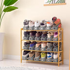 One-Piece Shoe Slot Organizer 20 Pack, Space-Saving Stackers for Closet, Entryway & Shoe Rack | No Assembly Needed