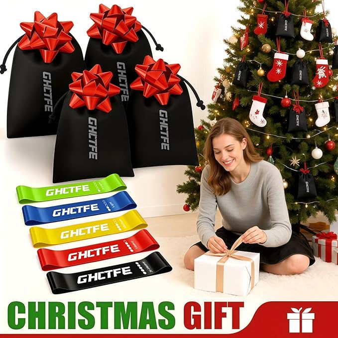 20PCS Resistance Bands Bulk Set for Trainers, Small Groups & Fitness Classes, Mini Bands for Glutes, Legs, and Core Workouts, Loop Exercise Bands with Storage Bag, Gift for Workout Buddies