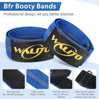 BFR Booty Bands for Women Glutes - Blood Flow Restriction Bands with Weekly Plan for Legs, Butt & Hip Building, Occlusion Bands for Workouts, Best Fabric Bands for Squat Butt & Thigh